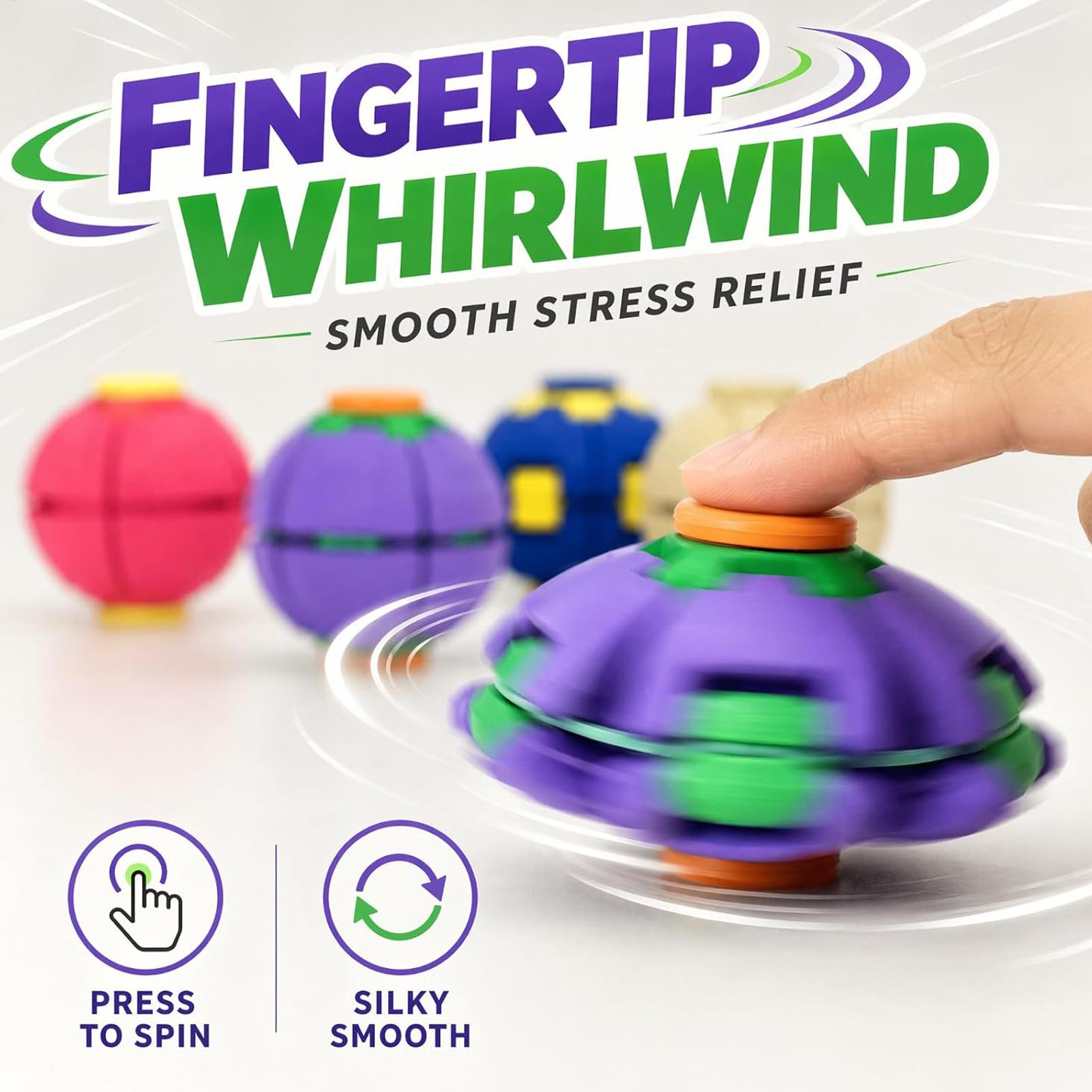 Fidget Spinner Bearing - 3D-Gedruckte Fidget-Bälle Sensorisches Drück-und-Dreh-Spielzeug Tragbarer Handspinner