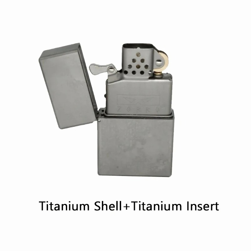 Lighter Insert Zippo - Zorro Neues Feuerzeug mit Titanlegierungsgehäuse und