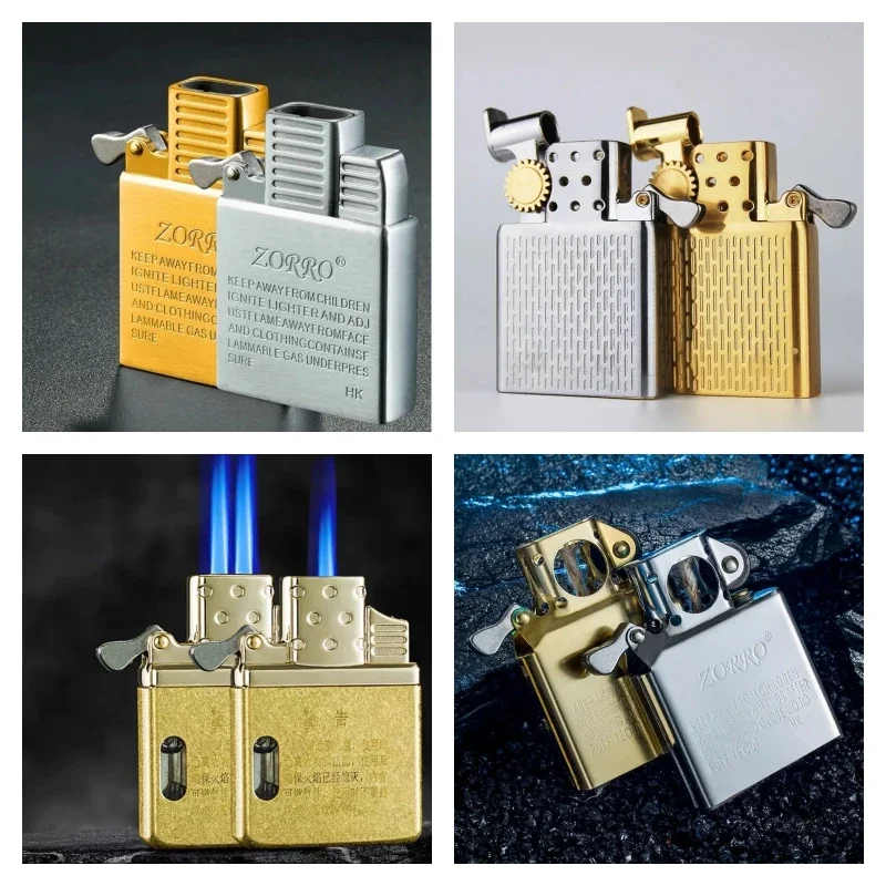 Lighter Insert Zippo - ZORRO Kerosin-Feuerzeug Innenteile Gas/Öl Feuerstein Schleifrad