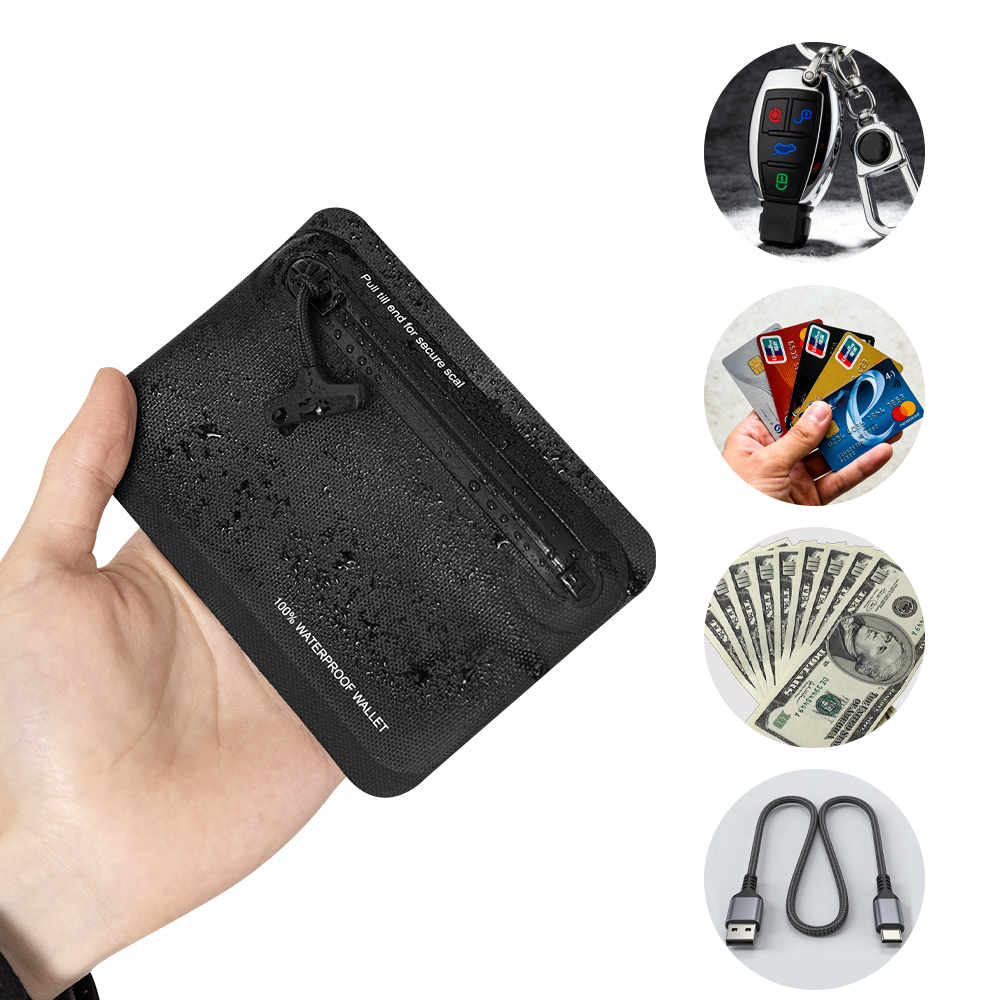 Appendix Carry Edc - Wasserdichte Reißverschluss-Geldbörse Leichte EDC-Tasche für Outdoor