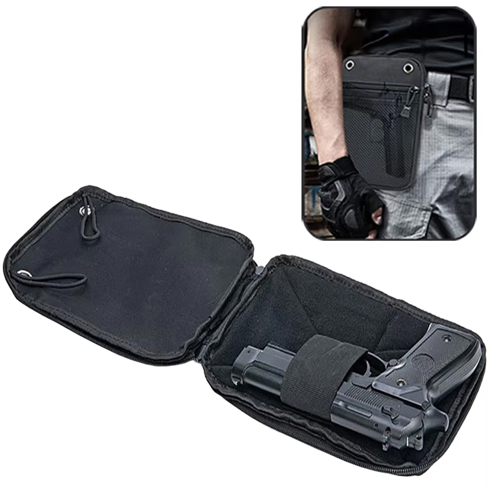 Edc Concealed Carry Fanny Pack - Molle Outdoor Taktische Verdeckte Waffenholster-Tasche EDC