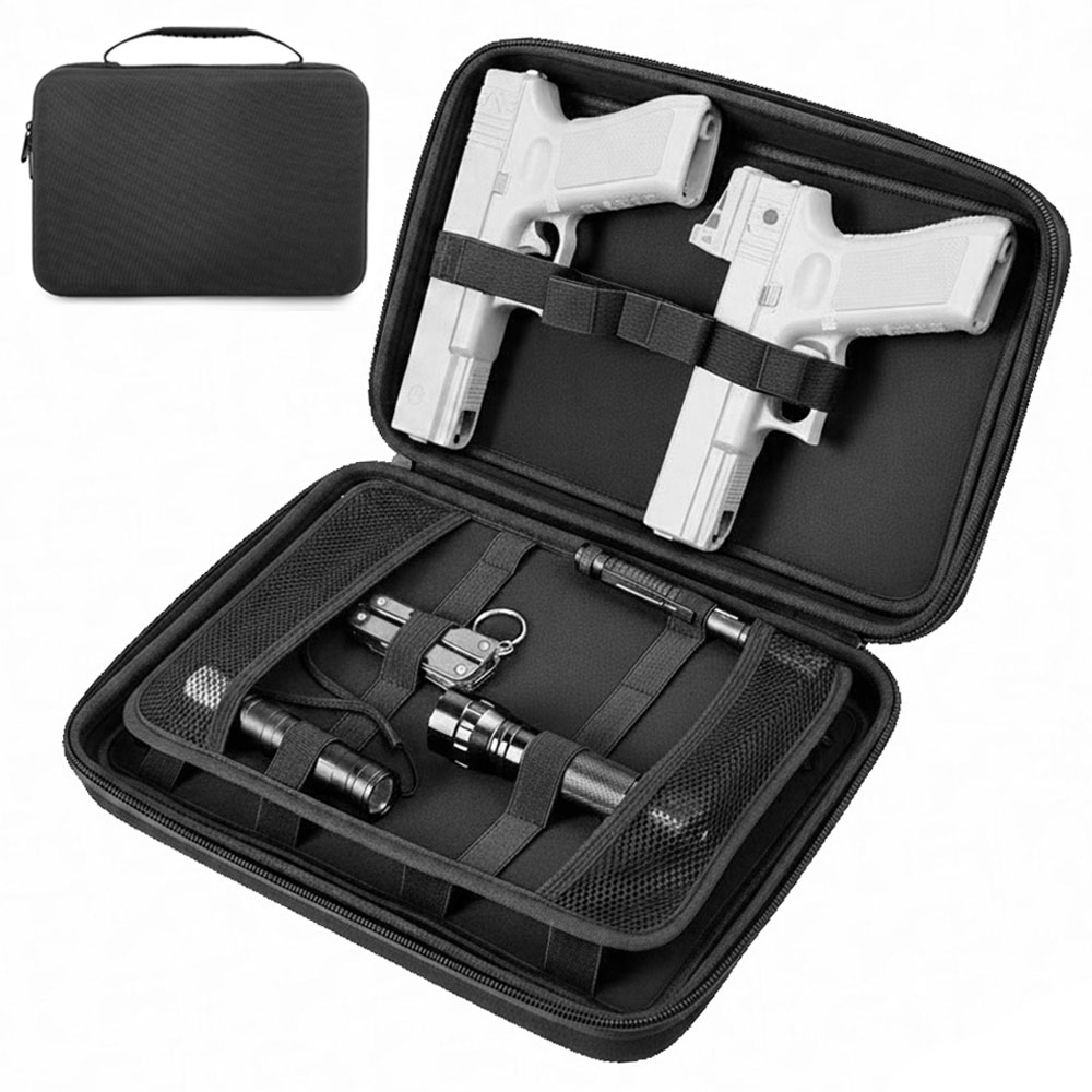 Appendix Carry Edc - Taktische Pistolen-Tasche Doppel-Pistolenaufbewahrungstasche Verdeckte Tragetasche für