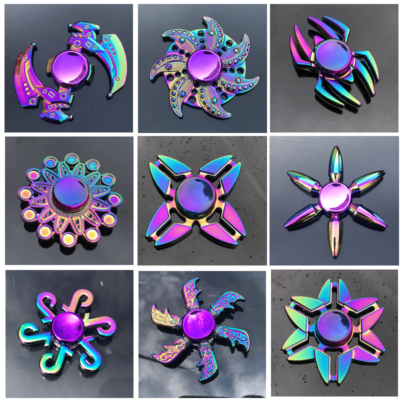Fidget Spinner Bearing - Neue Zink-legierung Bunte Fidget Spinner Hohe