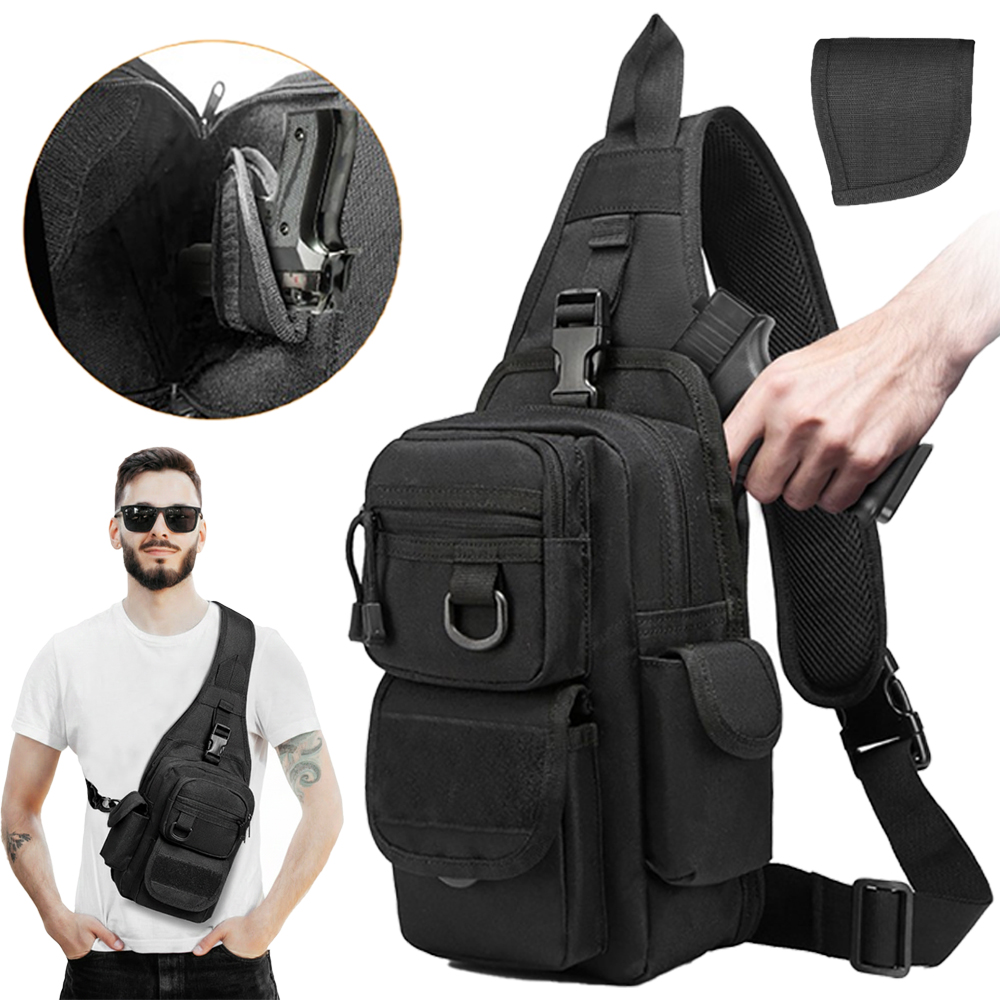 Edc Concealed Carry Sling Bag - Taktische Pistolen-Tasche Verdeckte Waffentragetasche Crossbody Sling