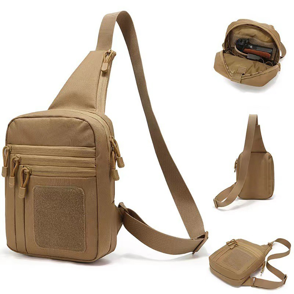Edc Concealed Carry Sling Bag - Taktische Pistolen-Tragetasche, Verdeckte Waffentasche, Handfeuerwaffen-Aufbewahrungstasche, EDC-Werkzeugtasche,