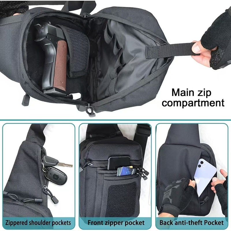 Taktische Pistolen-Tasche Verd – Edc Concealed Carry Sling Bag Bewertung und Preis