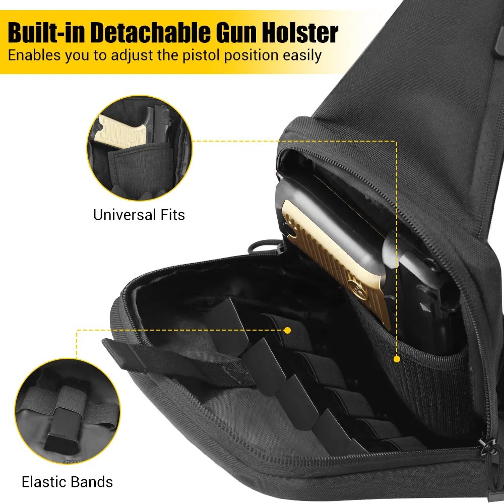 Verdeckte Waffentasche für die – Edc Concealed Carry Sling Bag Bewertung und Preis