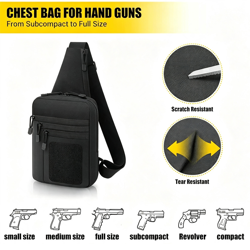 Verdeckte Waffentasche für die – Edc Concealed Carry Sling Bag Bewertung und Preis