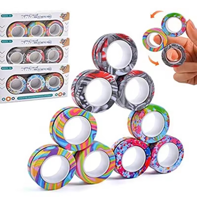 3PCS Fingertip Magnetische Rin – Fidget Spinner Bearing Bewertung und Preis
