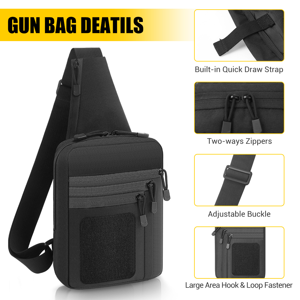 Taktische Pistole Pistole Tasc – Edc Concealed Carry Sling Bag Bewertung und Preis