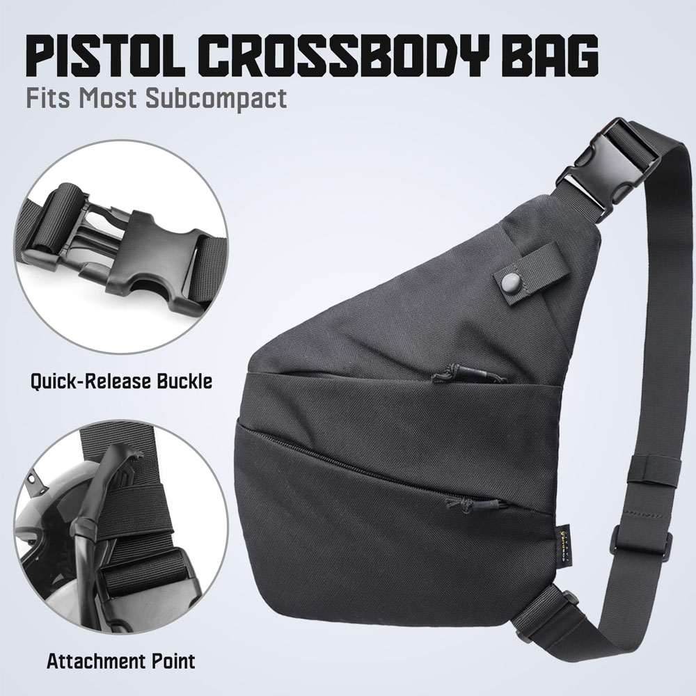 Taktische Verdeckte Pistole Tr – Edc Concealed Carry Sling Bag Bewertung und Preis