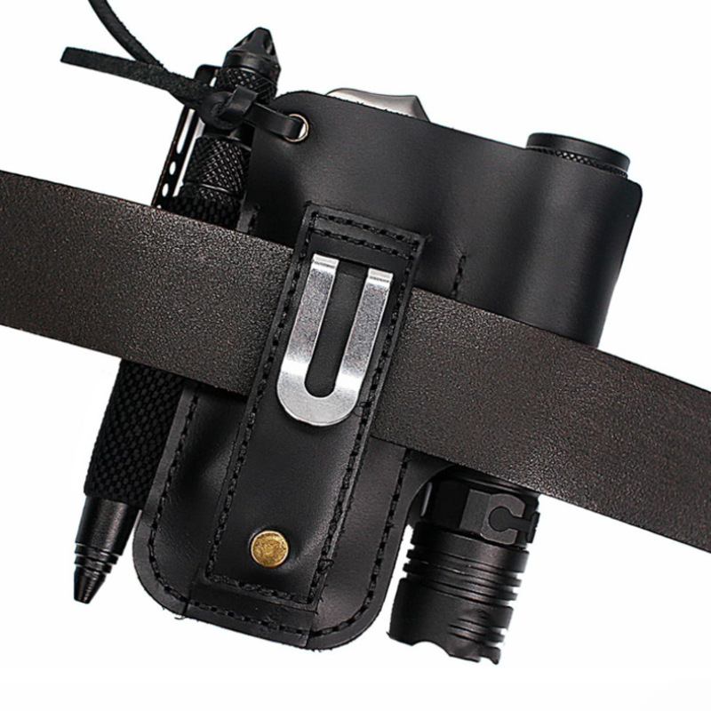 EDC Leder-Taschenlampen-Werkze – Edc Carry Fanny Pack Bewertung und Preis