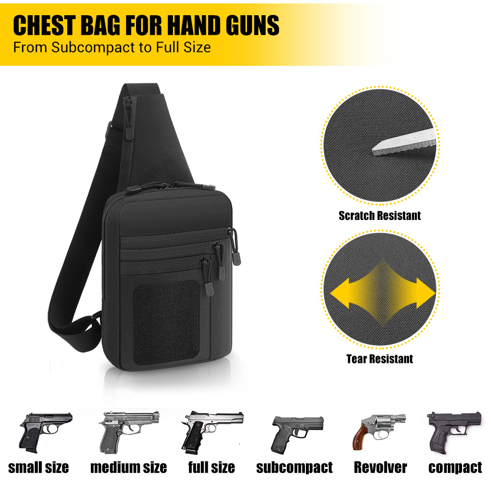 Taktische Pistole Pistole Tasc – Edc Concealed Carry Sling Bag Bewertung und Preis