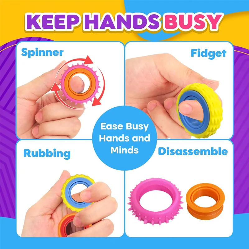 6 Stück Sensorische Spielzeuge – Fidget Spinner Bearing Bewertung und Preis