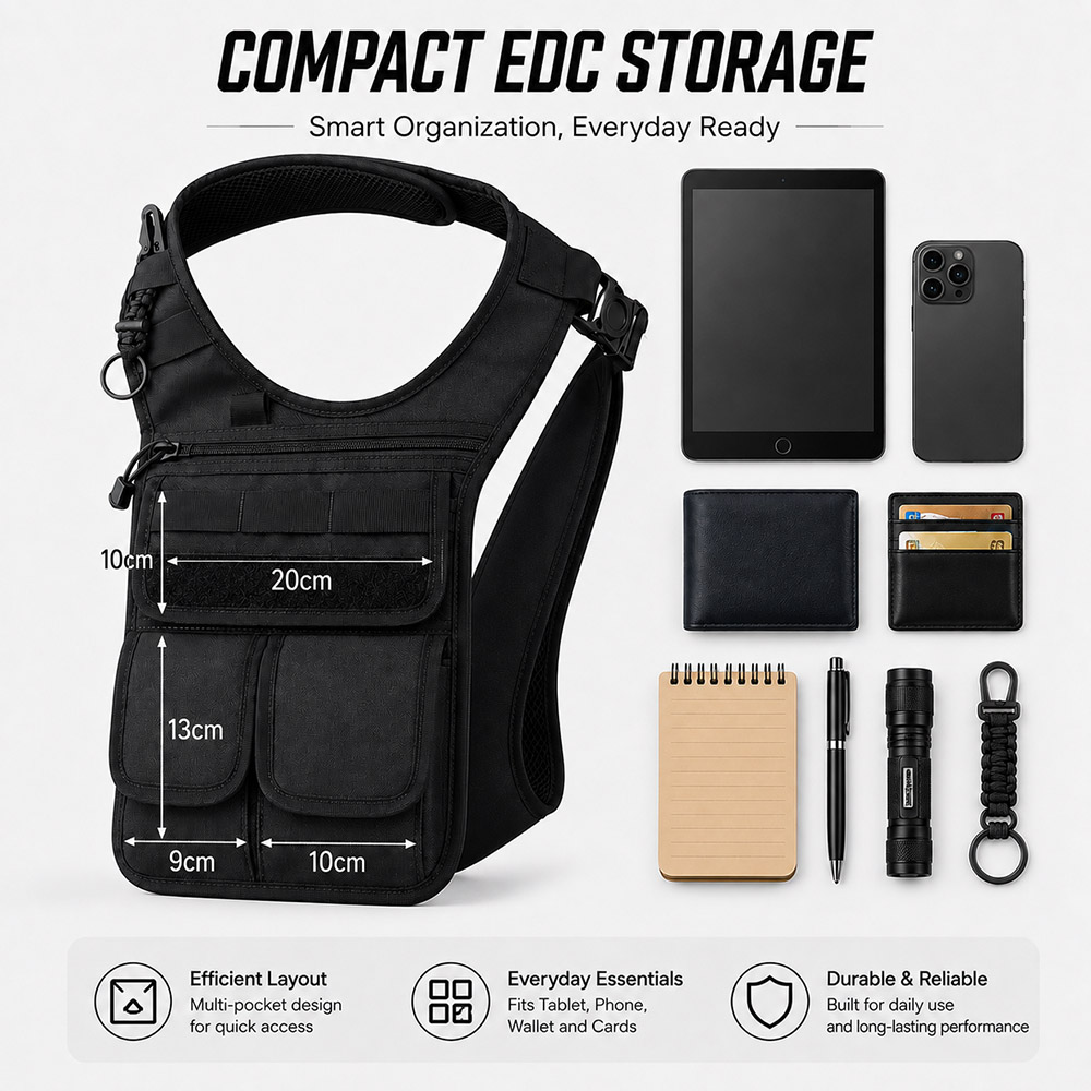 Taktische Verdeckte Unterarm-W – Edc Concealed Carry Sling Bag Bewertung und Preis