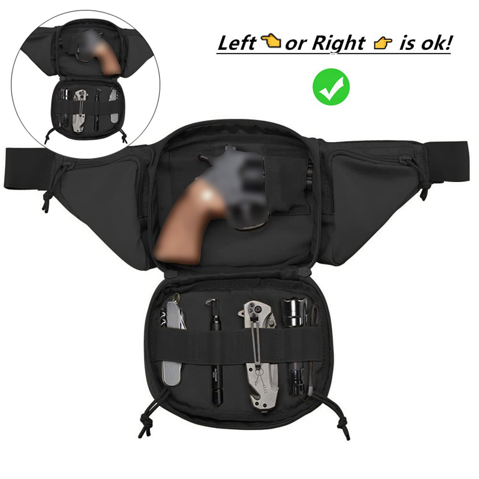 Taktische Gürteltasche, Pistol – Edc Concealed Carry Fanny Pack Bewertung und Preis