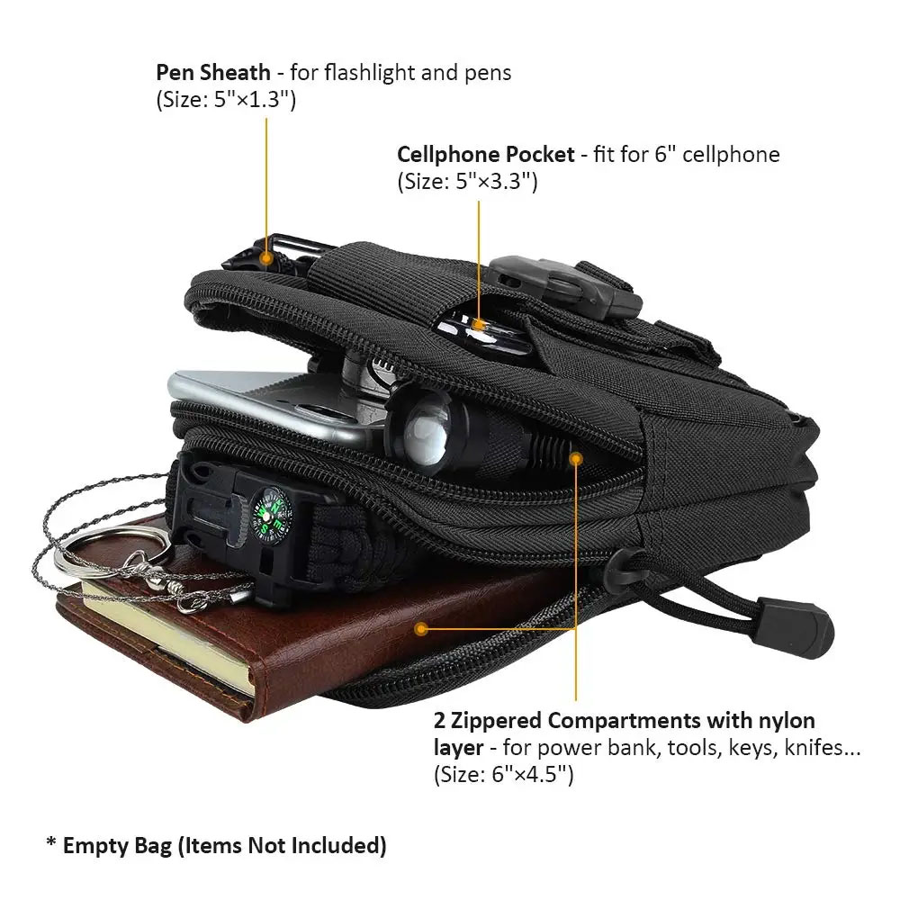 Outdoor-Ausrüstung Werkzeug-Ga – Edc Carry Fanny Pack Bewertung und Preis